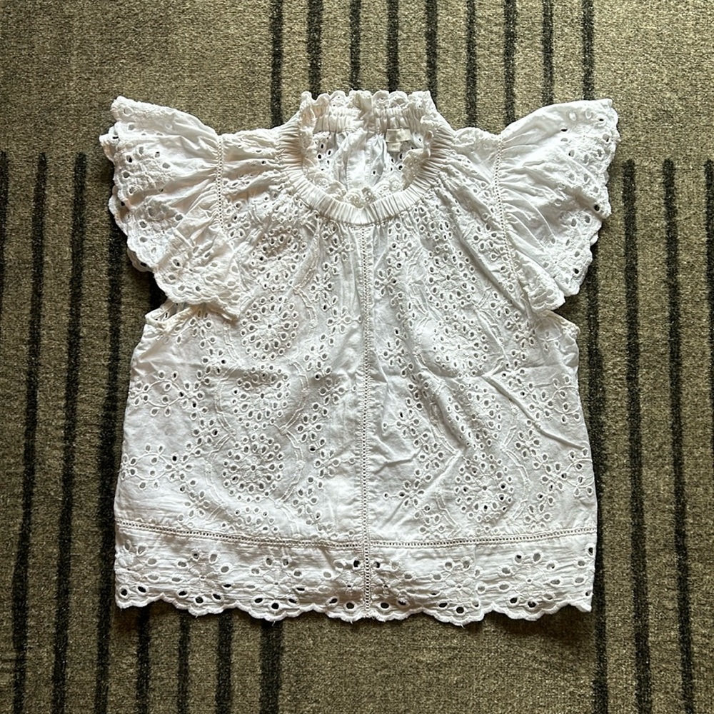 Jennifer Grace Eyelet Top